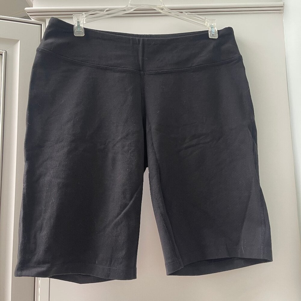 Lucy Black Powermax Ultimate X-Training Collection Wide Leg Athletic Shorts, Med